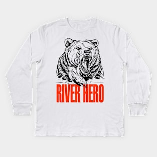 River hero Kids Long Sleeve T-Shirt